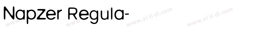 Napzer Regula字体转换